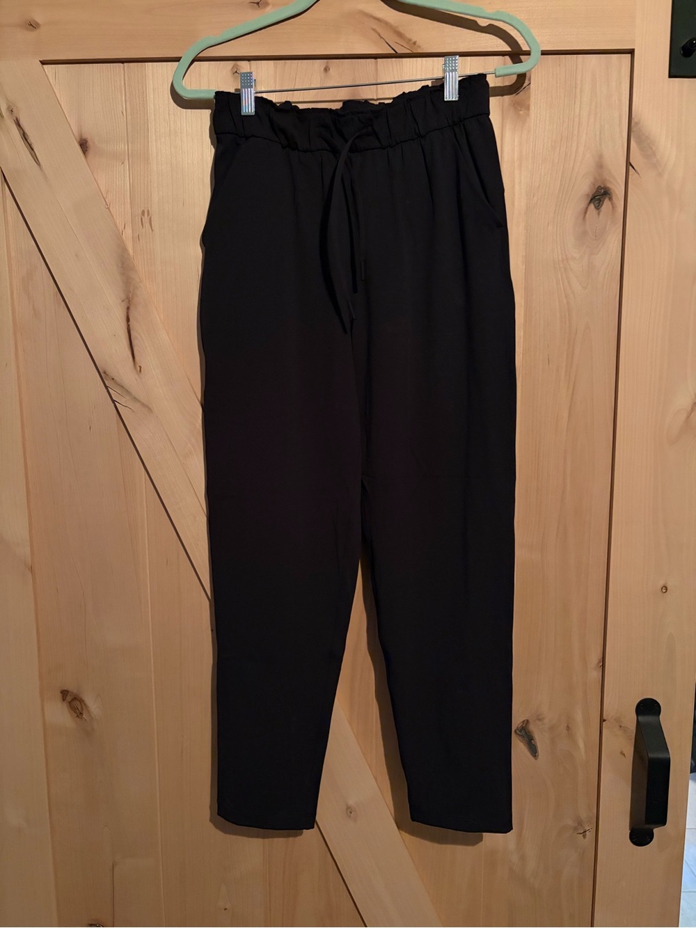lululemon athletica Black Paperbag Waist Ankle Pants